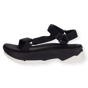 Teva Jadito Universal Platform Sandal in Black.